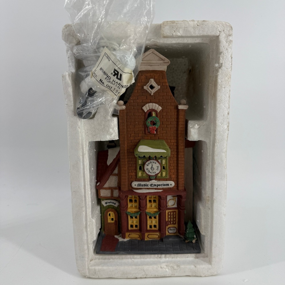 Dept. 56 - Christmas in the City -‎ Music Emporium - Retired 1996 Houses Display